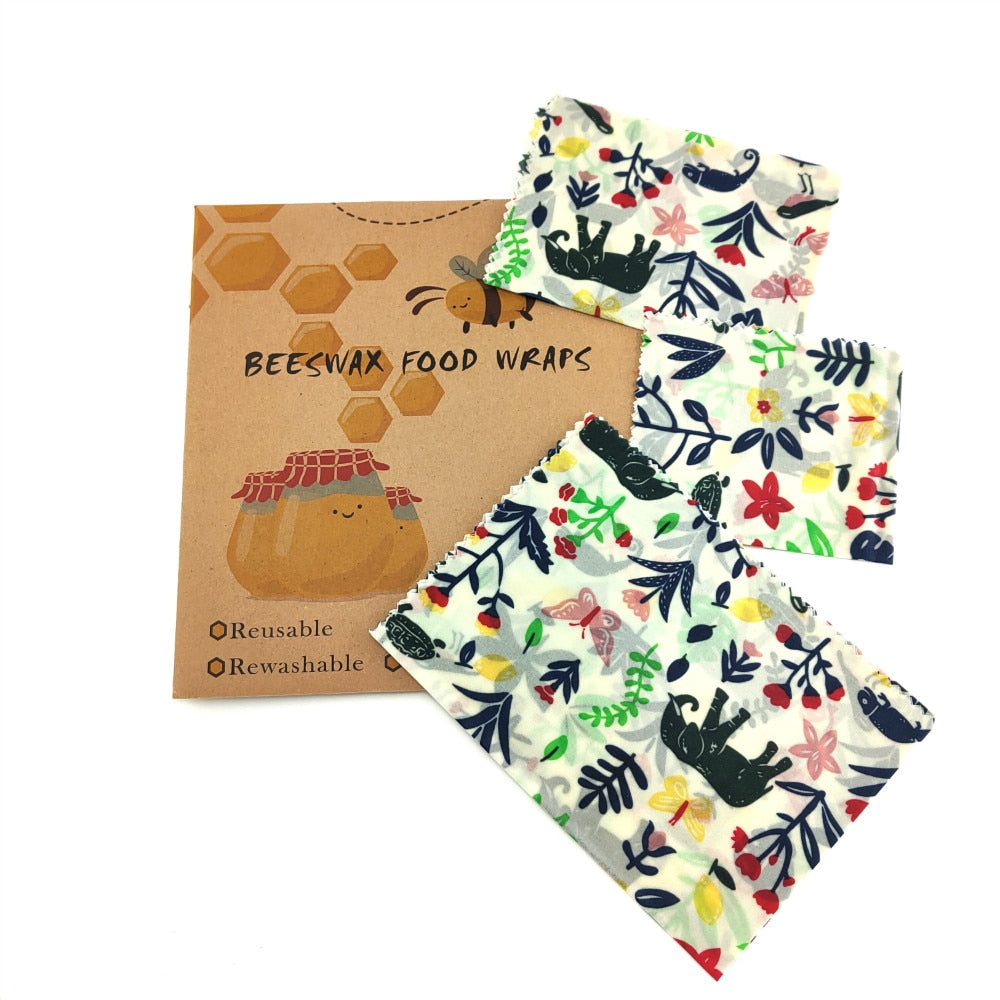 Reusable Organic Beeswax Food Wraps