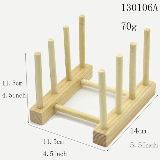 Eco-Friendly Bamboo Dish Racks